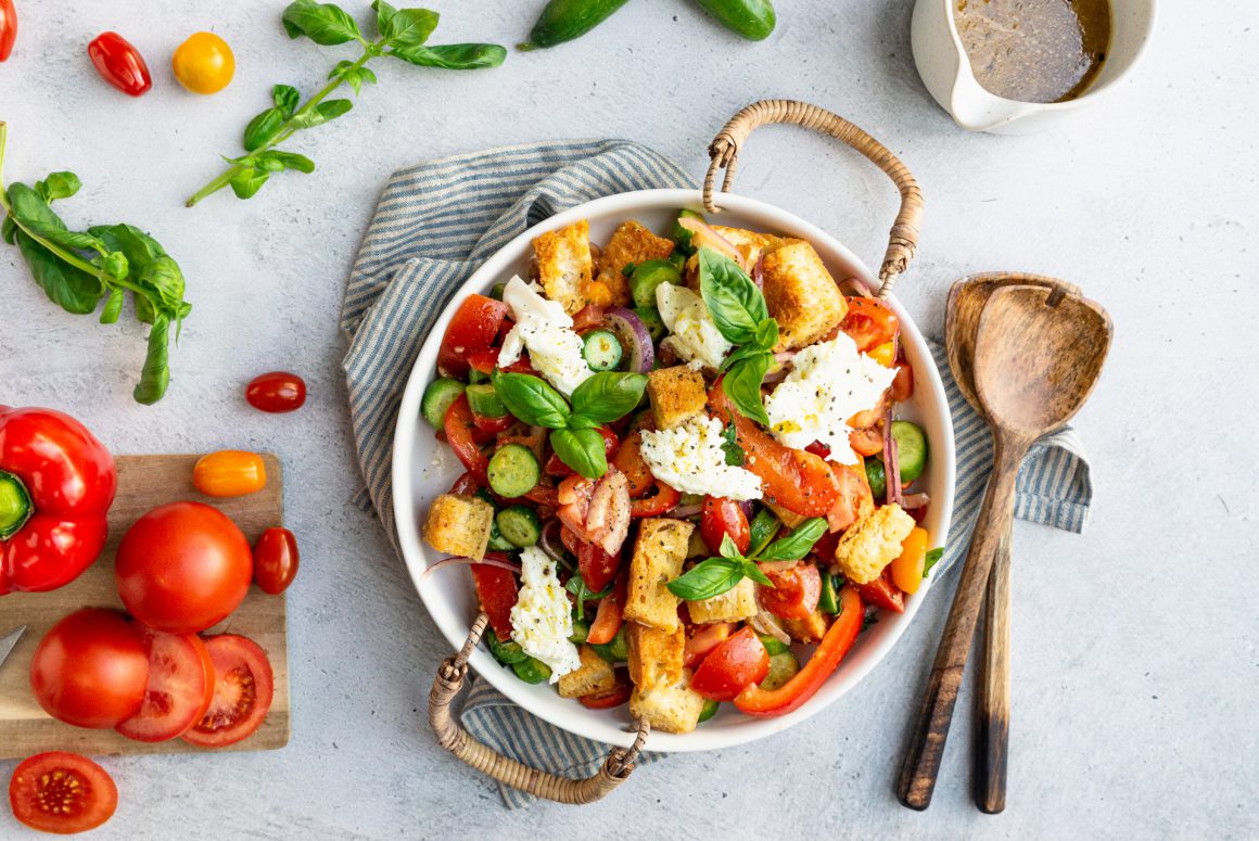 panzanella met groenten