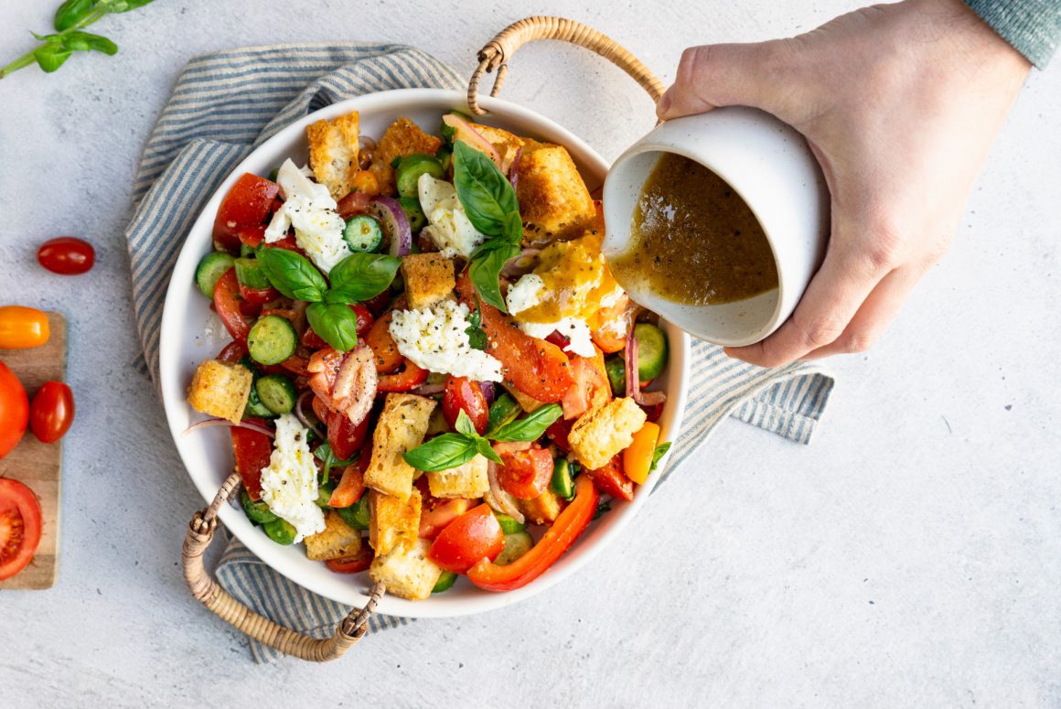 panzanella met groenten