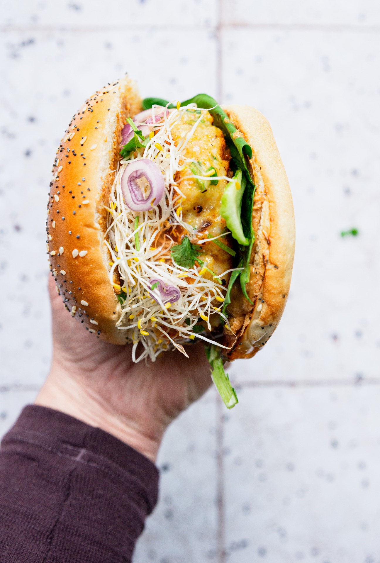 Oosterse garnalenburgers