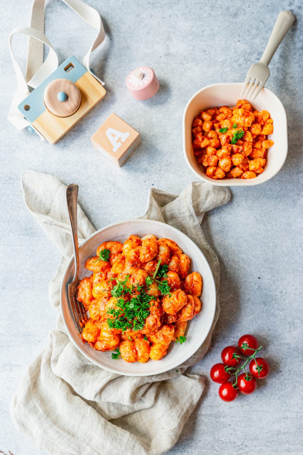 gnocchi met paprikpapesto