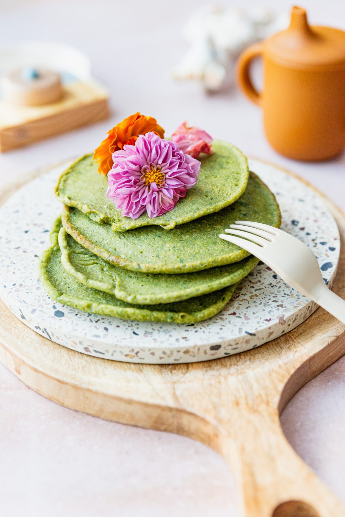 Kidsproof pannenkoeken met spinazie