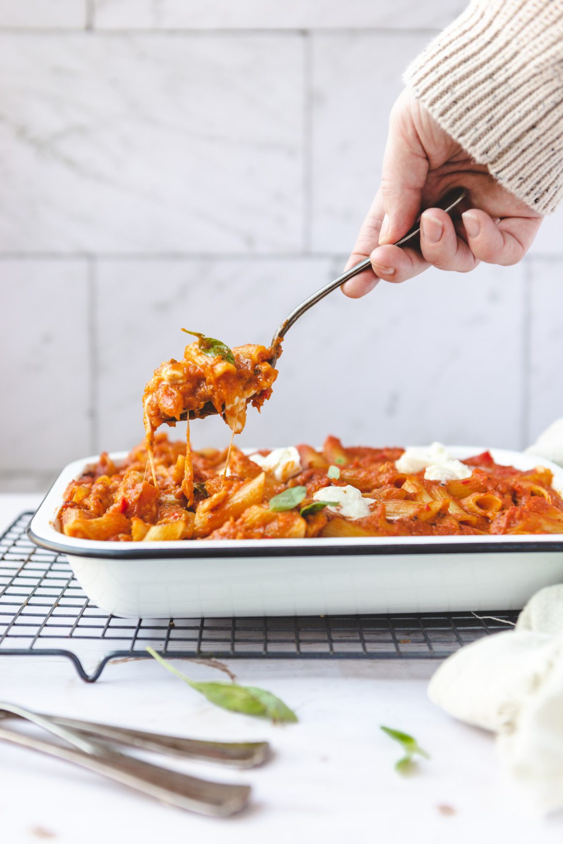 pasta rode saus met verstopte groenten1