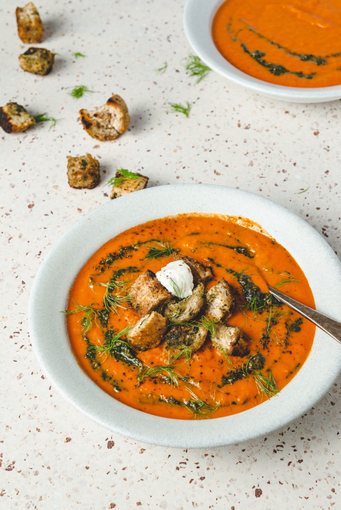 Romige tomaten-venkelsoep met ricotta2