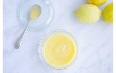 Homemade lemon curd