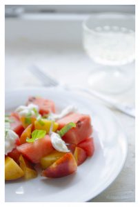 watermeloen-nectarinesalade