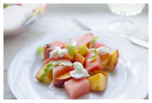 watermeloen-nectarinesalade