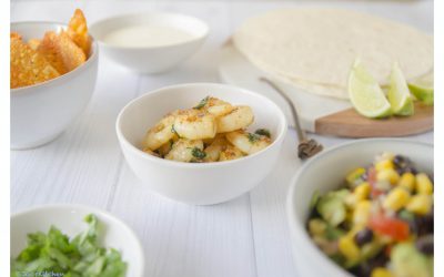 Tortilla’s met garnalen en zomersalsa