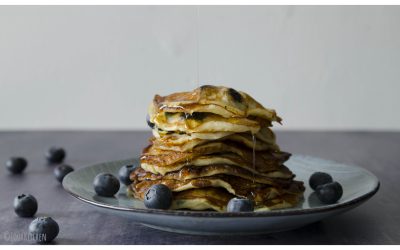 Blueberry pancakes