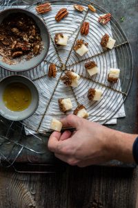 kaashapjes met honing en koffie