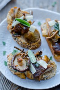 crostini's herfstchampignons