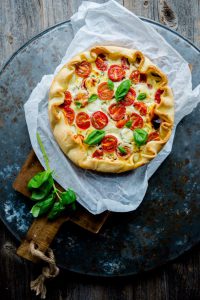 quiche Caprese