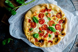 quiche Caprese