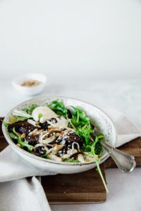 makkelijke salade met truffelmayonaise