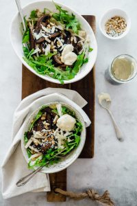 makkelijke salade met truffelmayonaise
