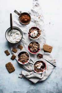 Sinterklaascrumble met koffiemascarpone