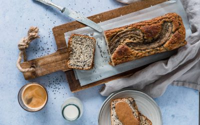 Bananenbrood met yoghurt en chiazaadjes