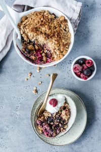 fruitcrumble zonder suiker