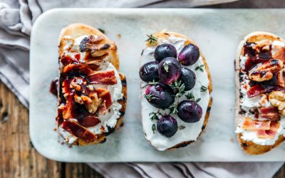 Bruschetta met geitenkaas