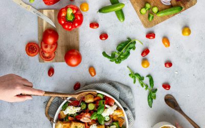 Panzanella met groenten