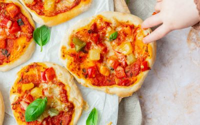 Kidsfood: confettipizza met verstopte-groentesaus en paprika