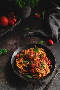 spaghetti met venkel-cherrytomatensaus